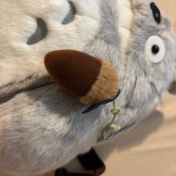 Studio Ghibli My Neighbor Totoro Big Gray Totoro Plush Backpack Large - Picture 4 of 5
